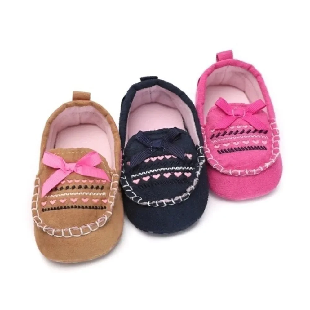 NEW Baby Moccasin Slippers in Pink